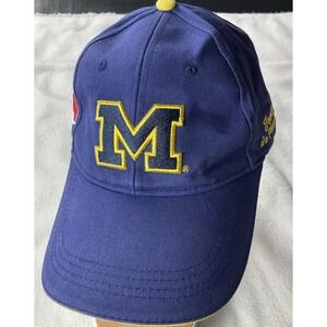 Michigan Wolverines Adjustable Back 2018 Original Outback Bowl Rare Hat Cap‎